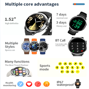 Z93 Pro IP67 takvim akıllı saat sağlık izleme multi-spor modu akıllı Reloj Inteligente BT Android IOS için cevap arama - Product Image 6