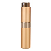 Flacon pulvérisateur de parfum rechargeable en aluminium métallique GLOSS 8ml 10ml avec pompe rotative, corps en verre sérigraphié, flacon vide pour cadeau