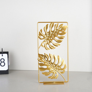 <span class=keywords><strong>Meuble</strong></span> <span class=keywords><strong>TV</strong></span> moderne pour salon, décoration murale en fer <span class=keywords><strong>doré</strong></span> de style niche, luxe, feuille d'or, décoration suspendue, Ramadan - Product Image 5