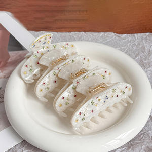 Estilo coreano Margarite accesorios para el cabello múltiples perlas elegantes pinzas para el cabello - Product Image 6