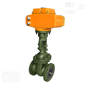 Válvula de Compuerta Motorizada COVNA con Brida de 90 Grados, WCB ANSI 150LB, Brida RF, Tipo Modulante 4-20mA - Product Image 6