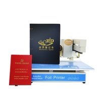 Couvertures de livres Imprimante à feuille chaude pour revues Planificateurs Presse Livres et couvertures de thèse Impression sur feuille d'or