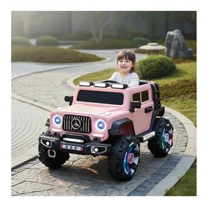 Voiture électrique tout-terrain pour enfants, en plastique, avec moteur 390, feux latéraux LED, batterie 12V7Ah, intérieur spacieux pour des balades fluides - Product Image 6