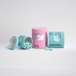 Refillable Supplement Jar Packaging | <b>Secure</b> Aluminum Pill Jar for Vitamin Storage V Pill Container - Product Image 5