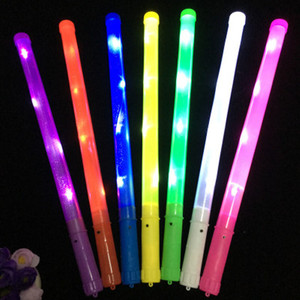 LED Rainbow Concert <strong>Glow</strong> <strong>Stick</strong> Music Festival Plastic Flash <strong>Stick</strong> with Support Props Wholesale Promotional Party Supplies - Product Image 3