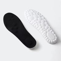 Semelles de sport 4D Cloud Technology, confort et amorti, matière PU respirante et douce, absorption des chocs pour la course à pied.
