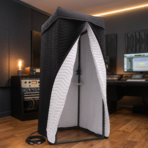 Cabine vocale moderne écologique Irini, certifiée NRC, pour l'enregistrement, l'isolation acoustique, studio à domicile, voix off - Product Image 3