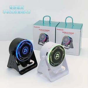A3 colorido RGB BT altavoz 3W Mini soporte de teléfono inalámbrico soporte adecuado altavoz de <span class=keywords><strong>mesa</strong></span> 360 grados Sensor de rotación reproducción - Product Image 4