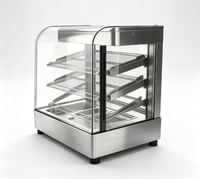 Vitrine chauffante électrique pour comptoir, équipement de cuisine pour restaurant, idéale pour la restauration rapide