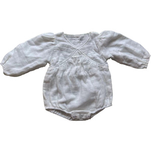 <span class=keywords><strong>Ropa</strong></span> de Bebé Personalizada de Lino, Muselina y Algodón, Manga Larga, con Parches, Estilo Burbuja, Unisex, Cierre con Botones <span class=keywords><strong>a</strong></span> Presión, 0-3 <span class=keywords><strong>A</strong></span>ños - Product Image 1
