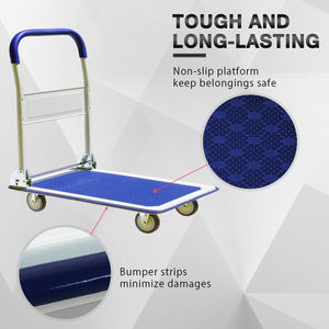 Carrello Elettrico a 4 Ruote per Carichi Pesanti, Piattaforma di <span class=keywords><strong>Trasporto</strong></span> <span class=keywords><strong>Elettrica</strong></span> per Merci - Product Image 4