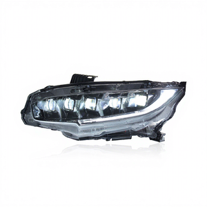 Conjunto de Faros Delanteros LED Modificados de Cinco Lentes con Encendido Automático Azul de un Toque, Luz Diurna y Señal de Giro para Honda Civic 16-21 - Product Image 5