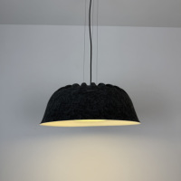 Lustre rond absorbant le son NRC 0.85, en feutre PET acoustique, résistant au feu B1, pour la maison, le bureau et l'espace de travail