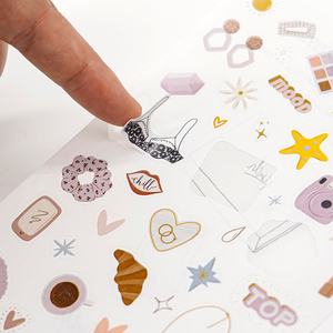 Etiquetas Adhesivas Personalizadas con Logotipo Impreso, Hojas de Pegatinas de Vinilo Resistentes al Agua, Formato A4, A5, A6, para Niños - Product Image 1