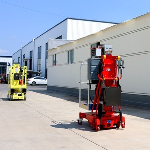11m pengangkat vertikal portabel Aluminium bersertifikat <span class=keywords><strong>CE</strong></span> tiang tunggal angkat vertikal untuk pekerjaan dalam ruangan - Product Image 5