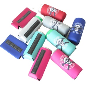 Wholesale Custom 330ml Neoprene Foam Can Cooler Folded With/without Magnet for Beer Slim Can Insulated Holder - Product Image 5