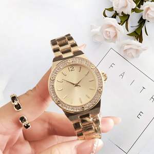 Women's Business Alloy Watch with Quartz Movement Stainless Steel Band Chronograph-JING - Product Image 3