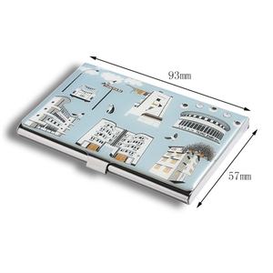 Porte-cartes promotionnel vierge pour sublimation, personnalisable, avec autocollant époxy, pour cartes de visite - Product Image 6