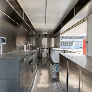 Remolque de Comida de Acero Inoxidable y Aluminio 2025 con Sistema de Supresión de Incendios para Venta de Hot Dogs, Café, Dulces y Chips - Product Image 6