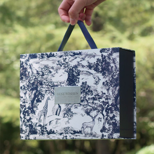 Kotak Kado Kertas Persegi Panjang Kaku dengan Laminasi Matt, Stamping, dan Embossing Berlapis Emas Mewah untuk Kosmetik - Product Image 4