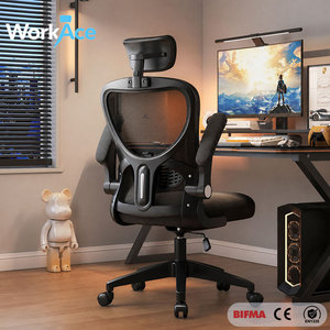 <span class=keywords><strong>Silla</strong></span> de <span class=keywords><strong>oficina</strong></span> ergonómica de <span class=keywords><strong>malla</strong></span> con respaldo alto y reposapiés abatible 90° al por mayor de fábrica °   Reposabrazos 4D, Reposacabezas Personalizado, Solución para Proyectos de Asientos - Product Image 1