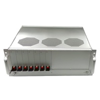 C-BOX . . EuropacPRO Angle arrière pour joint EMC textile pour panneau latéral, 4U. 3+1U, 24564-299