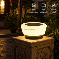 Lampe solaire LED pour poteau de portail, IP65, étanche, lumière de colonne extérieure pour entrée principale de villa, cour