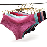 Sous-vêtements en dentelle pour femmes, culottes sexy, sous-vêtements taille basse pour filles, sous-vêtements confortables pour femmes