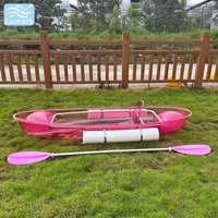 Sac flottant latéral transparent pour siège de kayak en cristal coloré avec pagaie double pour la pêche, personnalisé de Chine, Lumark anti-rayures