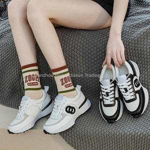 รองเท้าผ้าใบแฟชั่นลำลองผู้หญิง ดีไซน์ดัง คุณภาพสูง โลโก้สั่งทำพิเศษ พื้นหนา ระบายอากาศได้ดี รองเท้าทรง Chunky สำหรับผู้ชาย - Product Image 4