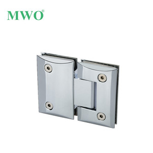 บานพับกระจกอาบน้ำทองเหลือง180องศาสำหรับประตูกระจกห้องน้ำ - Product Image 6