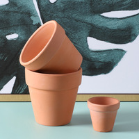 Pot de fleurs en terre cuite rouge sur mesure pour cactus, succulentes et plantes de pépinière