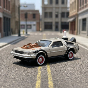 รถของเล่นโมเดล Tomica Back To The Future 3 ไทม์แมชชีน ขนาด 1:64 ผลิตจากโลหะ สำหรับเด็กอายุ 8-13 ปี - Product Image 2