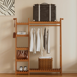 2025 New Style Floor Standing <b>Clothes</b> <b>Rack</b> for Bedroom, Home Use, Multifunctional Cabinet for Wardrobe, Multiple Storage Units - Product Image 2