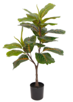 70cm Hauteur Plante Artificielle Rouge et Vert Feuille Bonsaï Arbre Décoratif Décor À La Maison