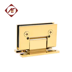 ANFU 90 degree Made in china brass Shower Glass Door framed Hinges 8-12 mm Glass Mirror /stain /black /gold