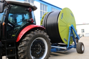 Landwirtschaftliche Mobile Großflächenregner-Bewässerungsmaschine mit Wasserschlauchaufroller und Bewässerungssystem - Product Image 5