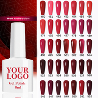 Ensemble de vernis à ongles en gel UV en bouteille carrée avec logo personnalisé, non toxique, écologique, haute pigmentation, application lisse, nail art professionnel