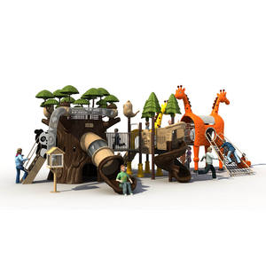 Ensemble de jeux d'extérieur commercial pour enfants : toboggan et balançoire pour jardin, vente en gros Chine - Product Image 3