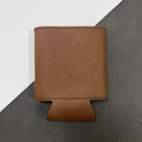 Porte-bouteille isotherme en similicuir personnalisable au laser, grande capacité, multicolores, pour cadeaux d'affaires