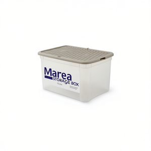 Marea <b>Storage</b> Box 570x390x290mm <b>Plastic</b> <b>Bin</b> With Lid For Home Organization - Product Image 1