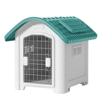 Vente en gros de chenil pour chien en plastique imperméable pour grands chiens, à utiliser en extérieur