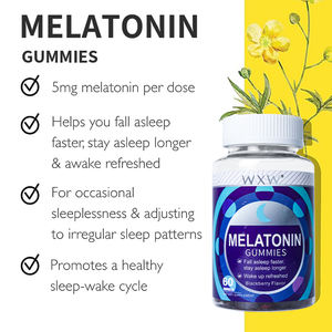 Hot Selling Melatonin Gummies Melatonin Supplement for Better Sleep Sleeping <b>Gummy</b> <b>Candy</b> - Product Image 4