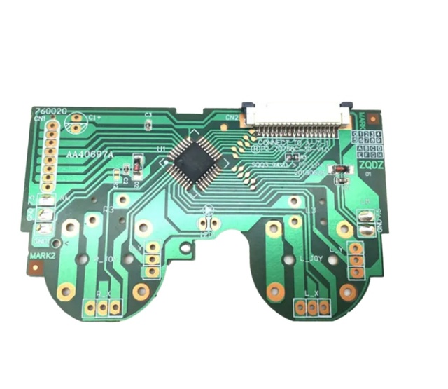 PCB Board for PS2 Dual Motors Controller for PS2 ZQDZ-P2-758B-3D-V1.0 Joystick Motherboard Gamepad Replacement Part