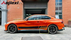 Faldón Lateral de Fibra de Carbono Estilo MP de Alta Calidad para <span class=keywords><strong>BMW</strong></span> Serie 2 G42 Coupé <span class=keywords><strong>M235i</strong></span> M240i <span class=keywords><strong>2021</strong></span>+ Divisor de Parachoques Lateral Spoiler Lip - Product Image 3