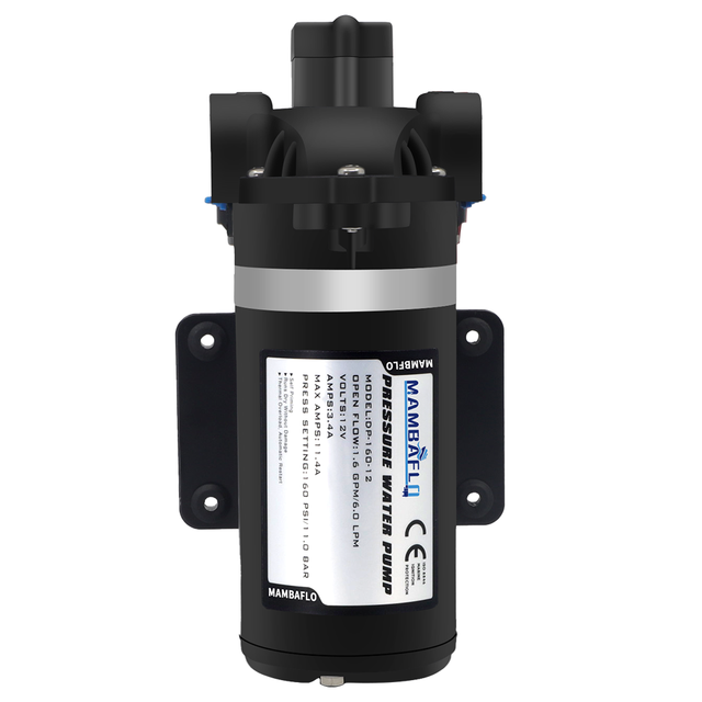 Mambaflo DP-160 12V DC High Pressure Diaphragm Pump 160psi Garden Spraying Pump Cooling System Pump with Inductive Switch