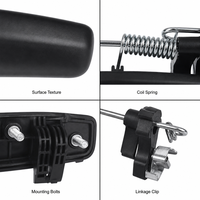 8200733838 8200 733 838 Poignée de porte extérieure côté droit de remplacement compatible avec Renault Symbol MK2 2008-2013