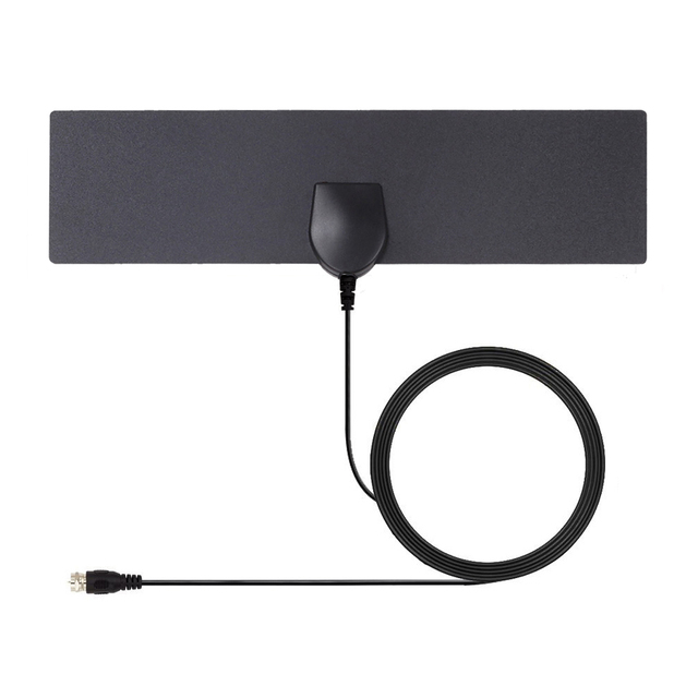 Amplified HD Digital Indoor TV Antenna Long 35 Miles Range Signal Booster for Local Indoor Channels