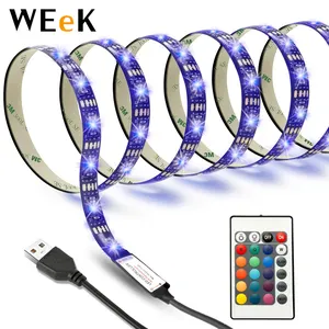 TV Backlight 5V USB LED Light 1メートル/3.28ft 30LEDs 5050 Flexible LED Strip Light White/Warm White