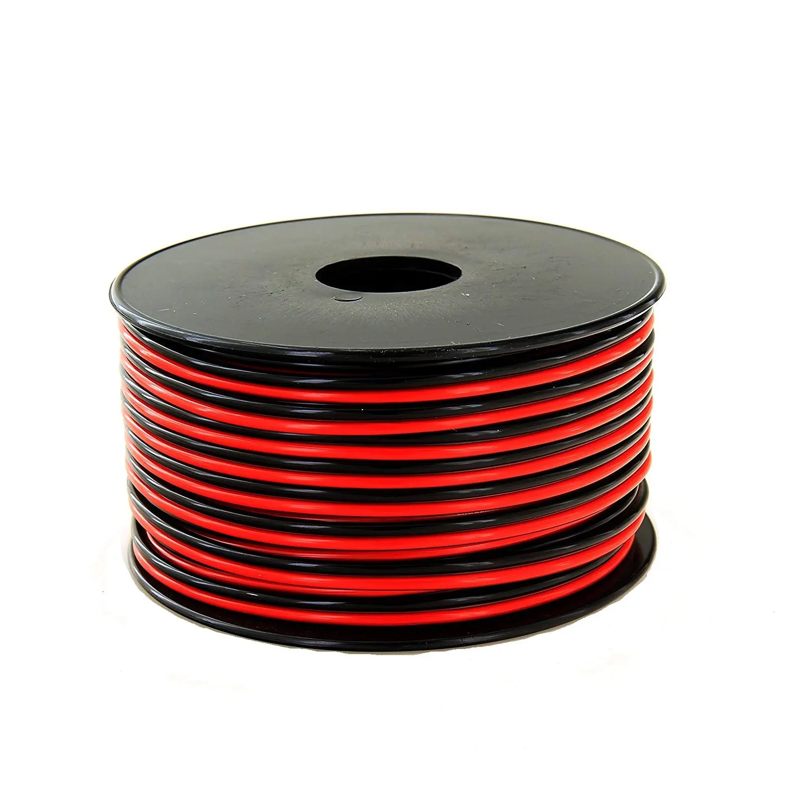 Kabel Speaker Meksiko CCA rol ujung tinggi 2*16AWG kabel Audio PVC hitam merah